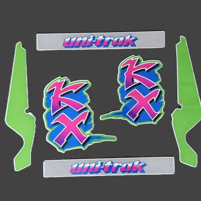 1991 1992 Kawasaki KX125 KX250 graphics kit complete set