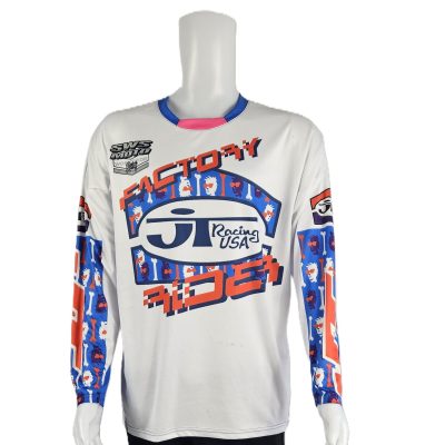 Vintage replica JT Racing Bad Bones motocross jersey front view