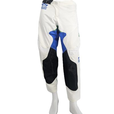 Vintage Kawasaki motocross pants front view