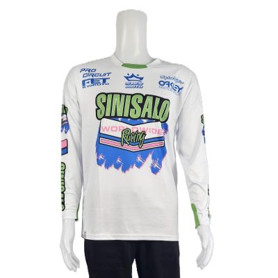 Sinisalo Worldwide Racing vintage motocross jersey front view