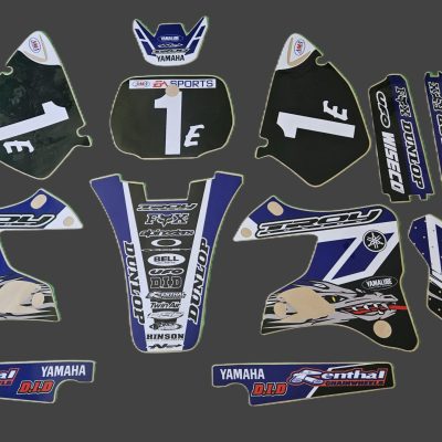 Yamaha YZ250F YZ450F graphics kit 2006–2009 full set